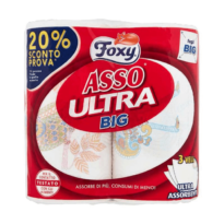 ROTOLI ASCIUGATUTTO FOXY ASSO ULTRA 3 VELI 2 MAXI ROTOLI