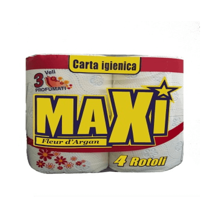 Carta Igienica Maxi Fleur d’Argan 4 Rotoli