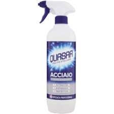 DETERGENTE LUCIDANTE ACCIAIO QUASAR 650ML