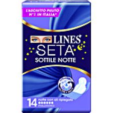 ASSORBENTI LINES SETA SOTTILE NOTTE X14