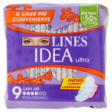 ASSORBENTI LINES IDEA  ULTRA CON ALI  X9