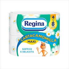 CARTA IGIENICA REGINA X4 CAMOMILLA